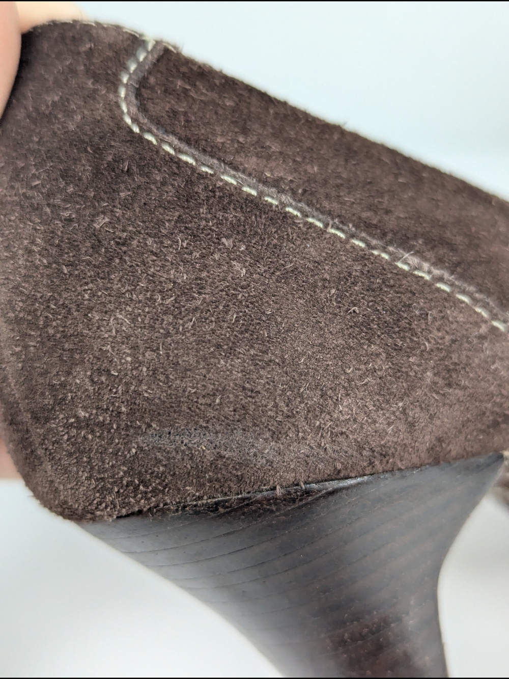 Cole Haan Chocolate Brown Suede 3" Heels Pump Office Fall Winter Women's Size 9 - Picture 16 of 16